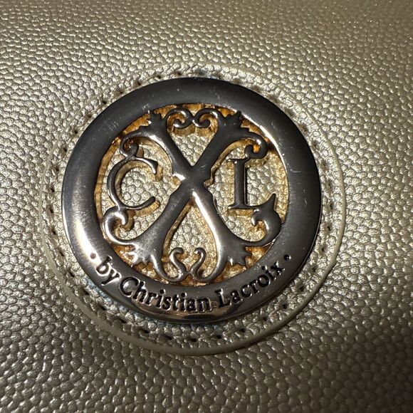 CXL Glam Caviar Clutch Gold Detachable Chain Shoulder Bag New - Picture 2 of 7